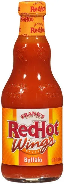 Frank's RedHot Buffalo Wings Hot Sauce, 12 fl oz