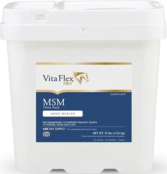 Vita Flex Pro MSM Joint Supplement | Odorless | For Horses, Ponies, Dogs and