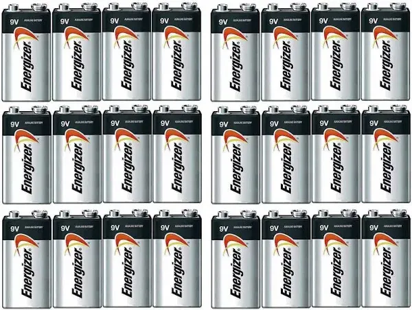 24-Pack Energizer MAX Alkaline 9 Volt 9V Battery 6LR61 L522 FRESH