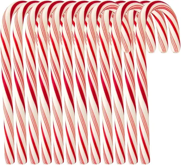 Muchai Innovations Candy Cane Peppermint Flavored 120 Pieces Individually Wrapped Free Creative Idea Booklet