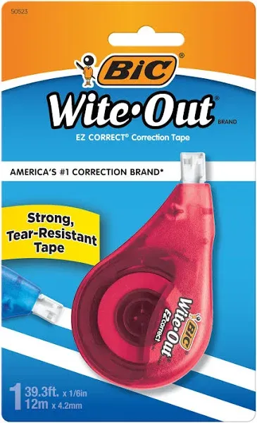 BIC BICWOTAPP11 Wite-Out EZ Correct Correction Tape