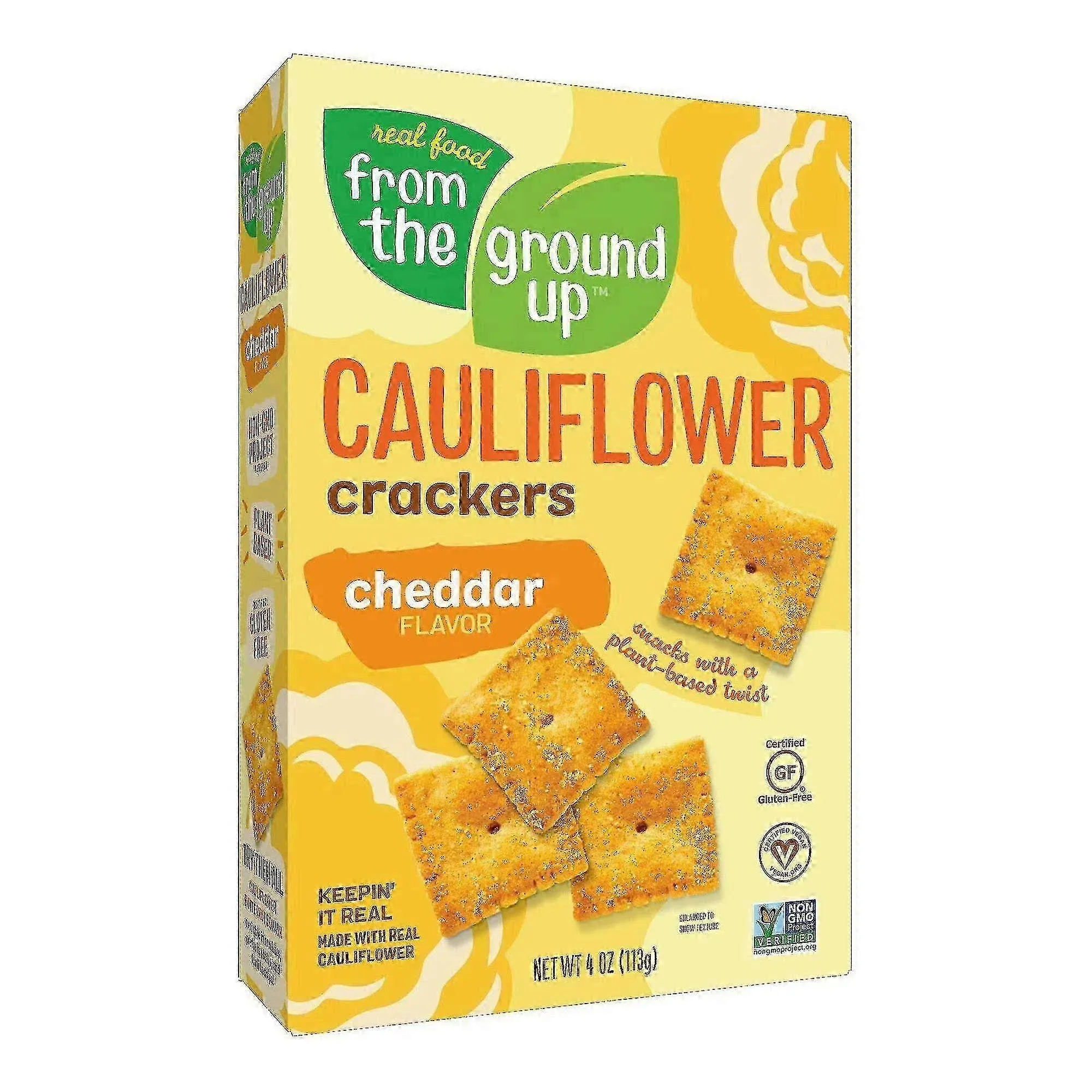 From The Ground Up Cauliflower Crackers Cheddar (113 g)