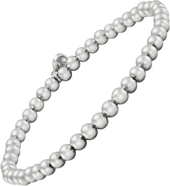 Silpada 'Beaded Circle' Bracelet in Sterling Silver, 6.25"