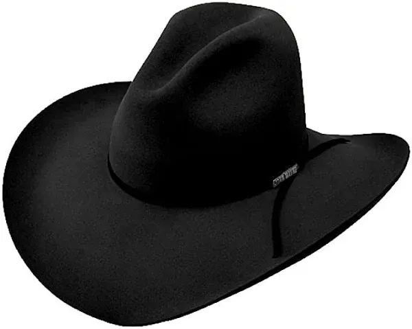 STETSON John Wayne Peacemaker Black Cowboy Hat (SWPMKR-634007<wbr/>)