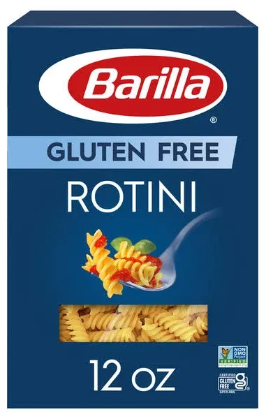 Barilla Rotini Pasta Gluten Free, 12 Ounce (Pack of 8)