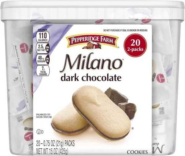 Pepperidge Farm Milano Dark Chocolate Cookies