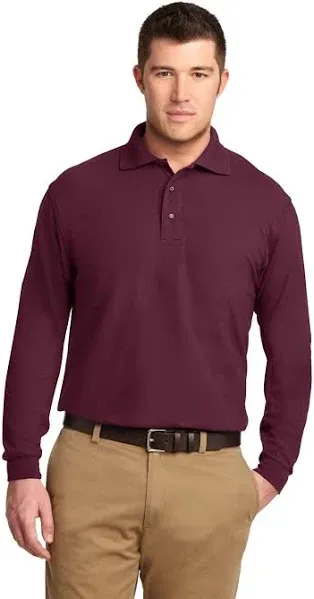 Port Authority K500LS Long Sleeve Silk Touch Polo