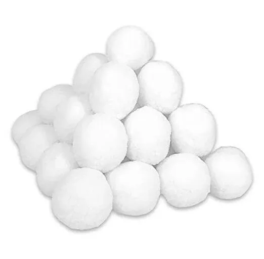 50 Pack Indoor Snowball Fight Set, Parent-Child Interaction Snowball Fights, 3 Inch Christmas Winter Holiday Realistic Fake Snow Toys for Indoor and Outdoor Snow Fight or Toss Game