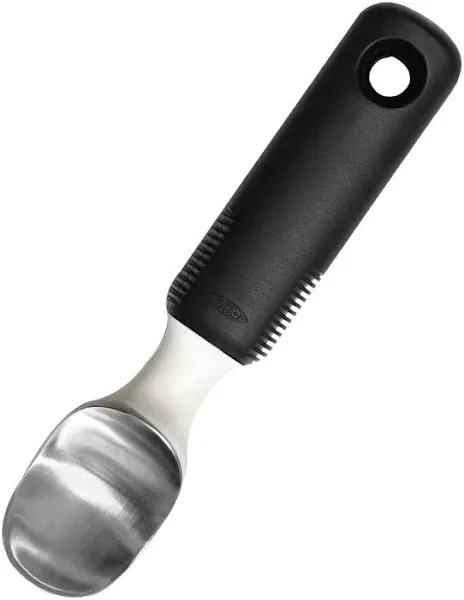 OXO SoftWorks Ice Cream Scoop: Durable Stainless Steel, Soft Comfortable Handle.