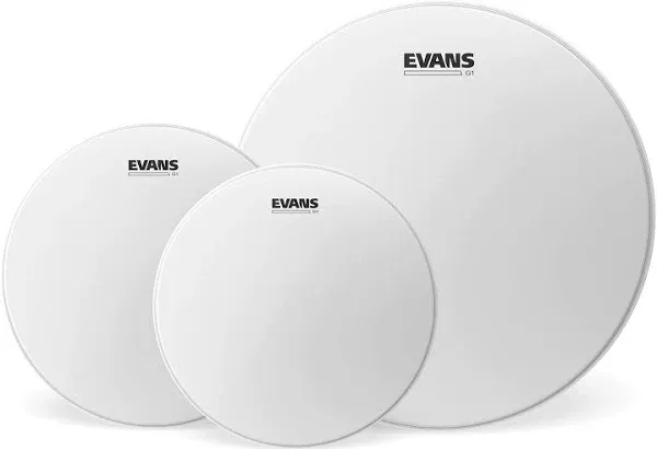 Evans Drum Heads - G1 Coated Rock Tompack (10 inch, 12 inch, 16 inch)