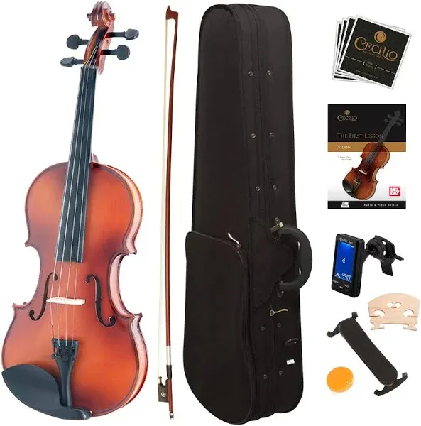 Mendini By Cecilio Violin For Beginners,Kids & Adults Kit For Student