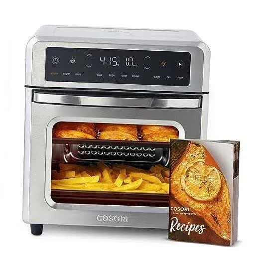 COSORI Air Fryer Oven 13 Qt Airfryer Toaster Oven 11-in-1 Functions with Rotisserie