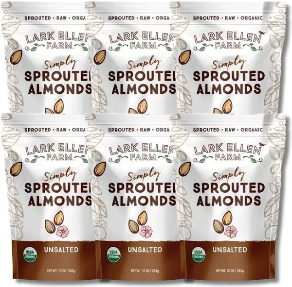 Bulk Organic Sprouted Almonds For Ketogenic or Paleo Snacking - Lark Ellen Farm