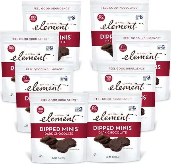 Element Dark Chocolate Dipped Minis Rice Cakes