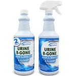 Kinzua Environmental Urine B-Gone, Professional Enzyme Odor Eliminator & Pet Stain Remover, Human, Cat & Dog Urine Cleaner, Effective On Laundry,