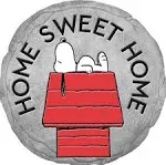 Spoontiques Peanuts Home Sweet Home Stepping Stone, 9.6"