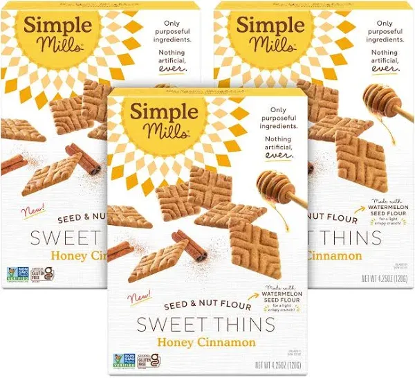 Simple Mills Sweet Thins Snack Packs