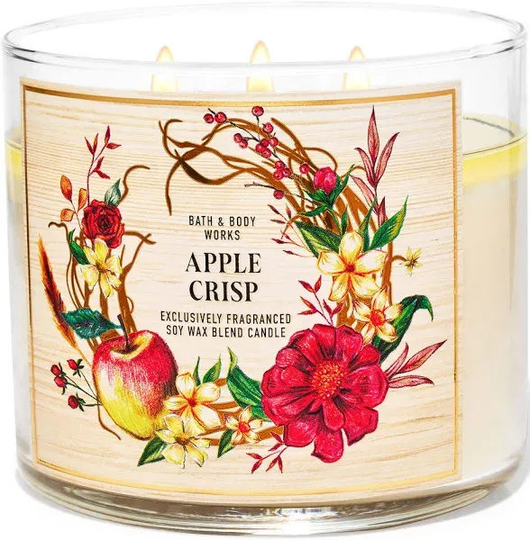 Bath & Body Works Apple Crisp 3-Wick Candle