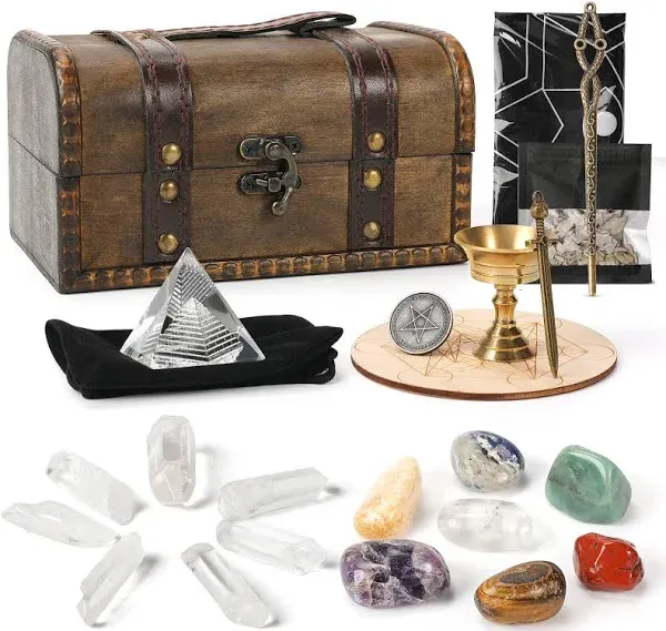 Hexerhan Crystals and Healing Stones Set