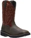 Wolverine Men's Rancher Waterproof Steel-Toe Work Boot rust-Brown 11