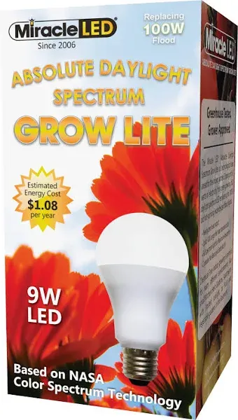 Absolute Daylight Spectrum Grow Lite - Replaces up to 100W - Full Spectrum Hy...