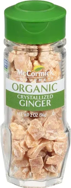 McCormick Gourmet Organic Crystallized Ginger, 2 Oz