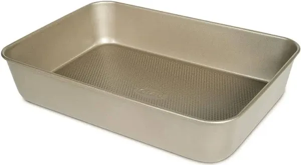 Glad Large Roaster Pan, 15.5in x 11in x 3.1in, Raised Diamond Texture, 1 Count