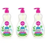 Dapple Baby Bottle and Dish Soap, Fragrance Free Dish Liquid, Plant Based, Hypoallergenic, 1 Pump Included, 16.9 Fluid Ounces