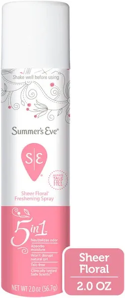 Summer's Eve Sheer Floral Freshening Spray