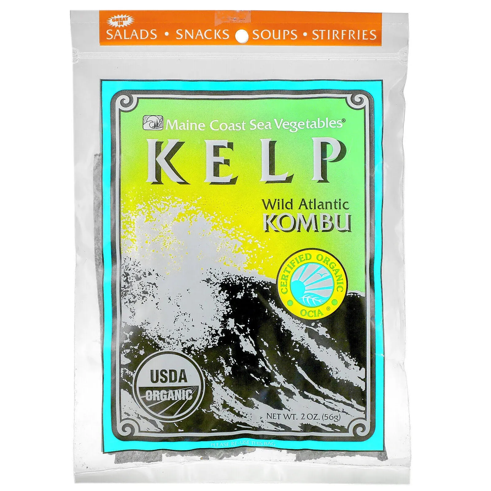 Buy Kelp with Atlantic Kombu 2 Oz By Maine Cost Sea Vegetables | Herbspro.com