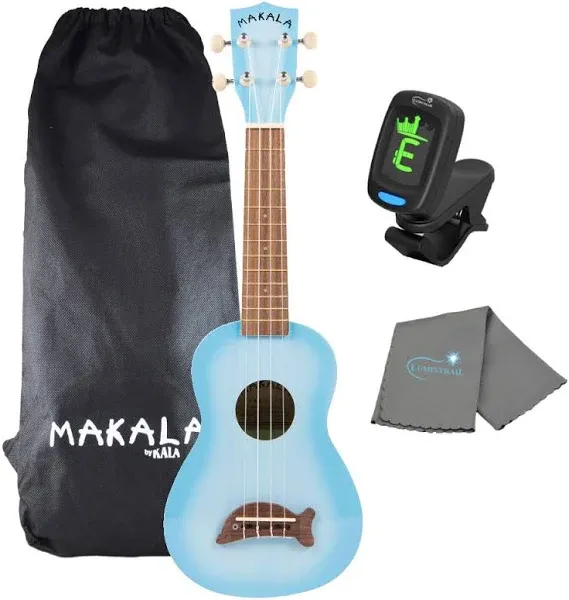 Makala Dolphin Blue Burst Soprano Ukulele