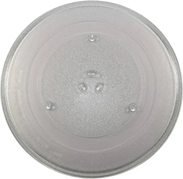 HQRP 14-1/8 inch Glass Turntable Tray Compatible with Samsung DE74-20002B DE74-20002A DE74-20002 1150157 MC7698W ME1460SB MG14H3020CM MG7980W MS1440WB MS1470WA Microwave Oven Cooking Plate 360mm