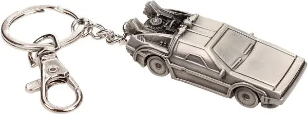 SD TOYS SDTUNI20109 Back To The Future DeLorean Metal Keychain