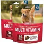 2 Pack | VetIQ Multivitamin Soft Dog Chews, Hickory Smoke Flavored 60 ct