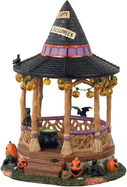 Lemax Spooky Town Witch Gazebo