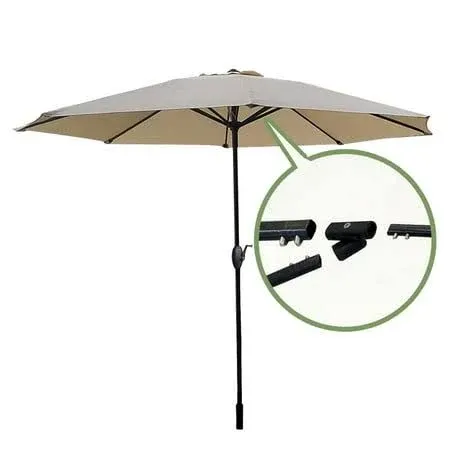 Above OneClick 9' Patio Umbrella