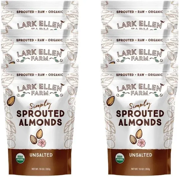 Bulk Organic Sprouted Almonds For Ketogenic or Paleo Snacking - Lark Ellen Farm