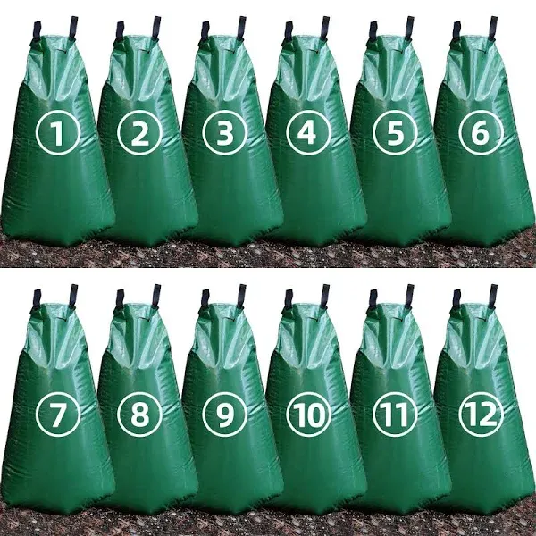 12 Pack 20 Gallon Tree Watering Bags