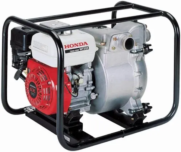 Honda WT20 2-inch Trash Water Pump With Honda GX160 engine 2 Year Warranty