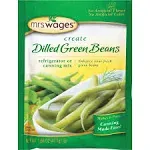 Mrs Wages Create Refrigerator or Canning Mix, Dilled Green Beans - 166 oz