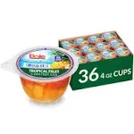 Dole Tropical Fruit in Juice 4 oz. Cup - 36/Case