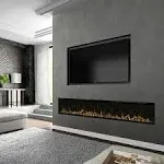 Dimplex IgniteXL 100 inch Electric Fireplace with Driftwood Log Kit