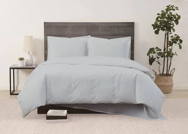 Cannon Solid Percale 3-Piece Duvet Set