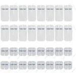 Tens 7000 Official Tens Unit Replacement Pads 32 Pack - 16 - 2" x 2", 16- 2" x 4" Tens Unit Electrode Pads Compatible with Most Tens Machines