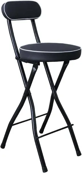 Uwear Folding Bar Stool with Back