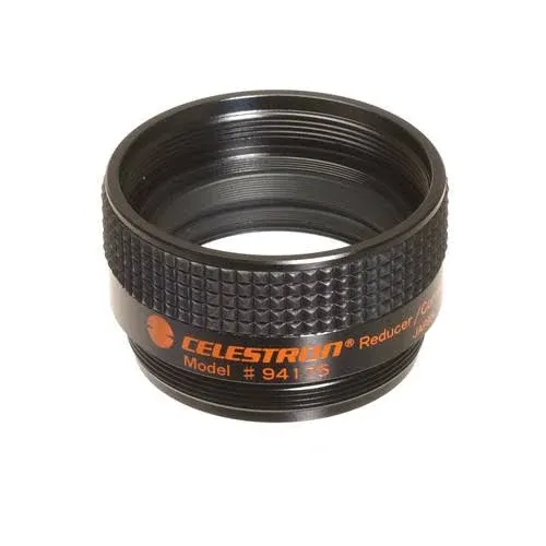 Celestron f/6.3 Reducer Corrector for C Series Telescopes and Celestron Aux Port Splitter, Black (93919)