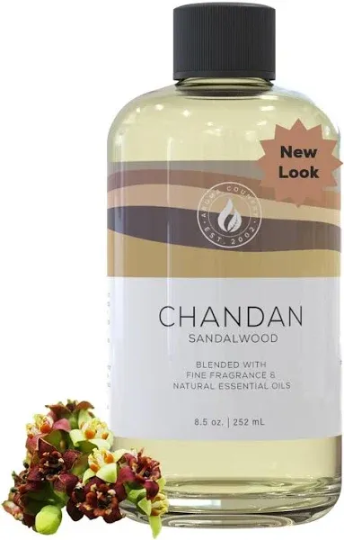 Chandan - Sandalwood Essential Oil/Reed Diffuser Oil (8.5 Fl. oz.)