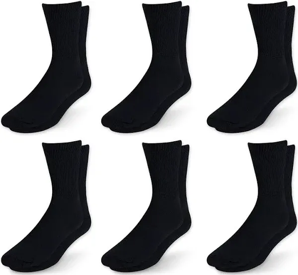 New York Ave Men's Diabetic Crew Socks