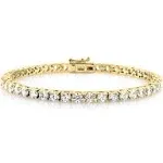 Cate & Chloe Kaylee 18k Gold Plated Tennis Bracelet with CZ Crystals Women's