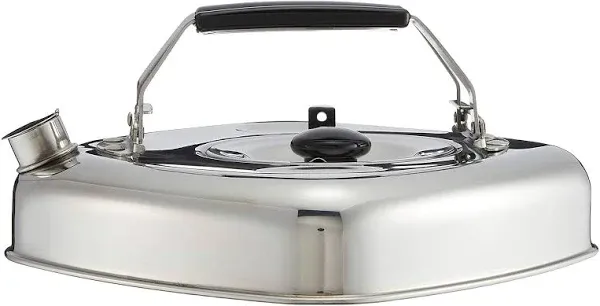 Sugiyama KS-2625 Kettle Kettle, 3.3 fl oz (1.1 L), Compatible with Induction and Gas Fire, Stainless Steel, Storage As It Is In The Refrigerator, Barley Tea, Compact, Storable, Stackable, Made in